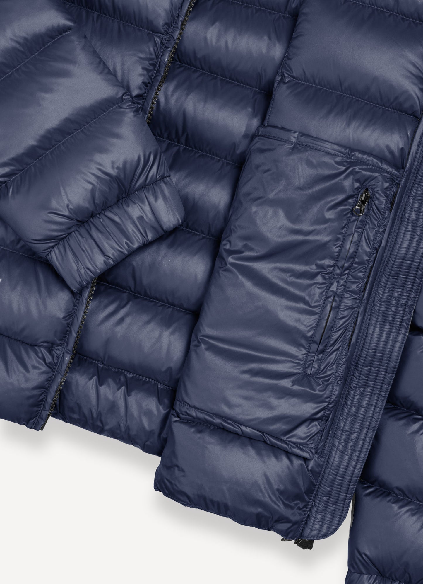 Piumino cappuccio fisso