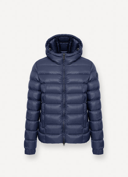 Piumino cappuccio fisso