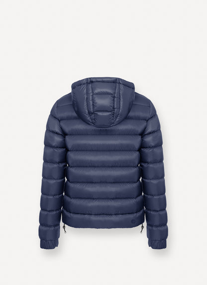 Piumino cappuccio fisso