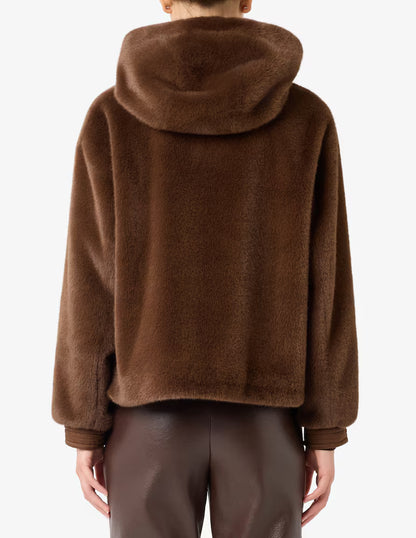 Pellicciotto cappuccio