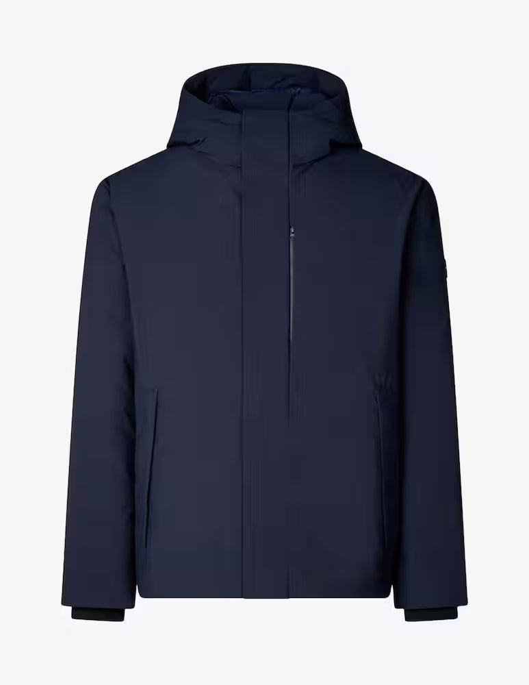 Giubbotto corto cappuccio