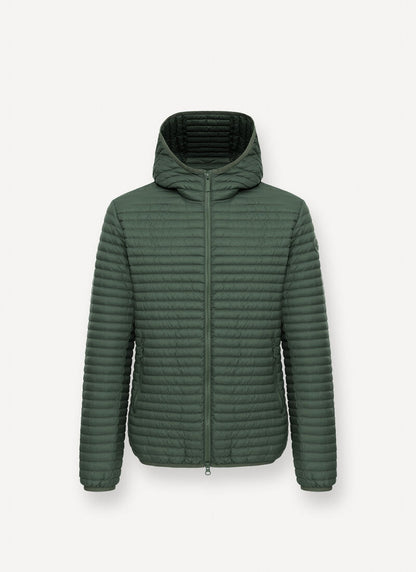 Piumino cento grammi cappuccio