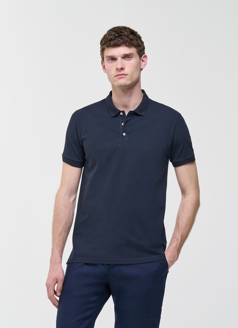 Polo logo manica