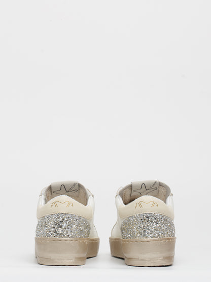 Scarpe pelle glitter