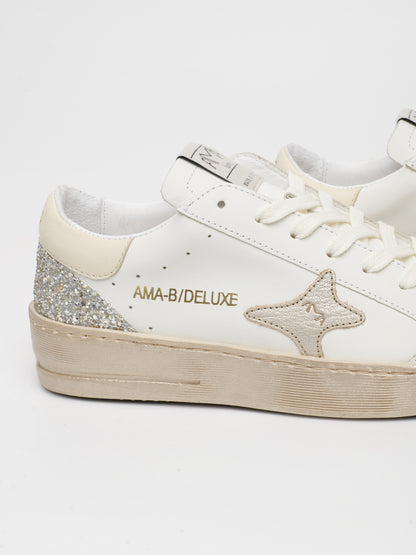 Scarpe pelle glitter