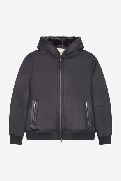 Giubbotto ecomontone cappuccio