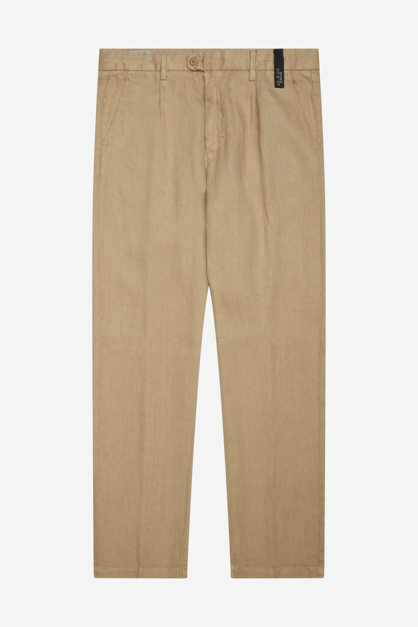 Pantaloni puro lino
