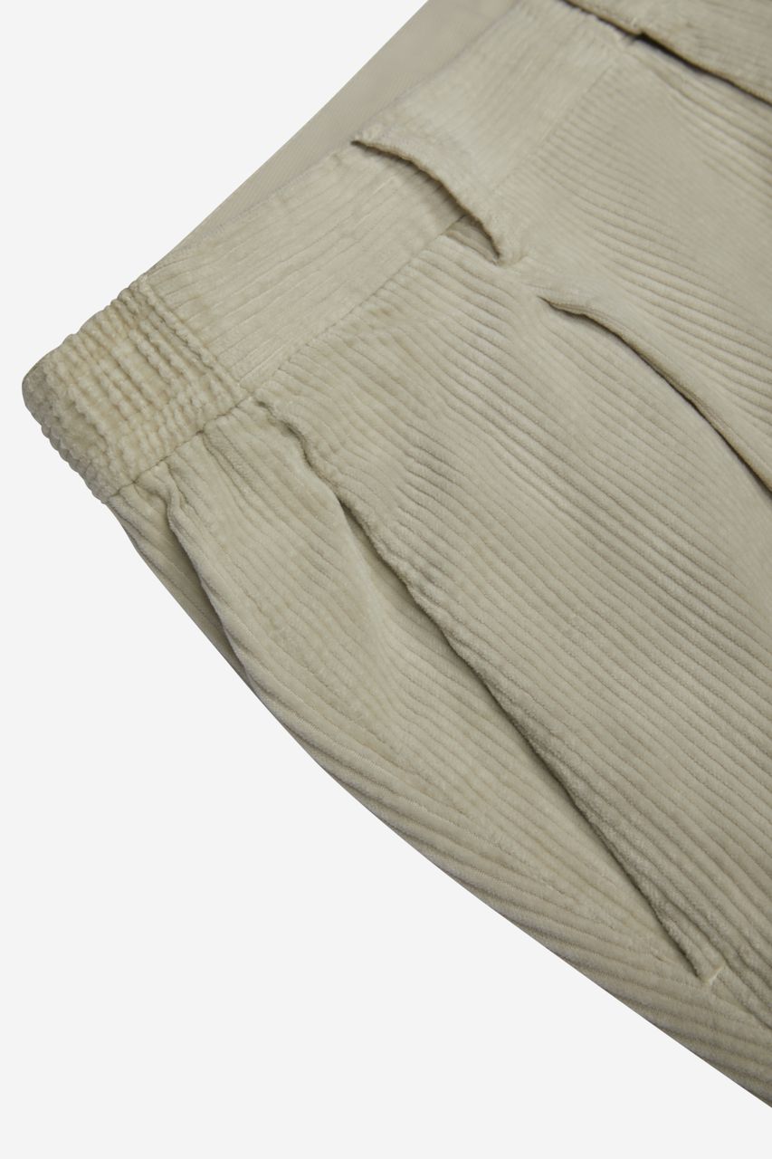Pantaloni velluto coulisse