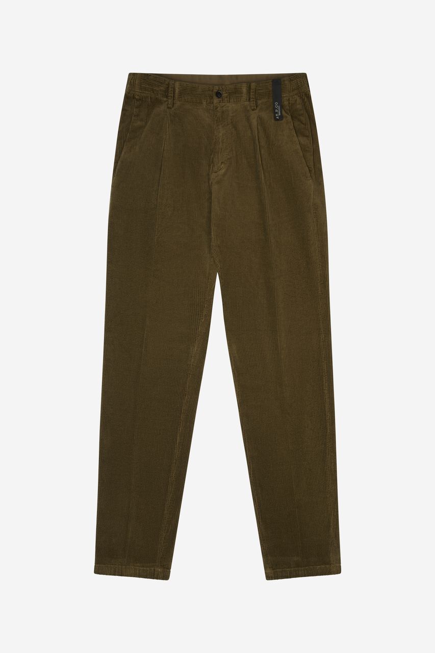 Pantaloni velluto coulisse