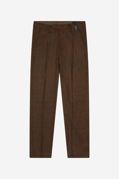 Pantaloni pinces spigati
