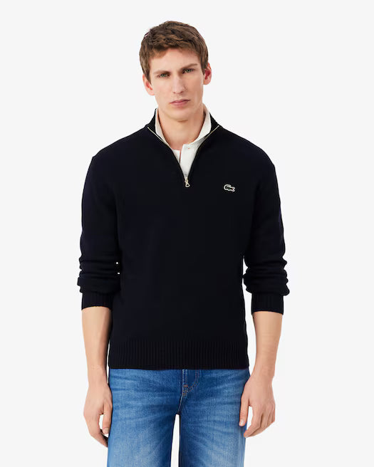 Lupetto zip lambswool
