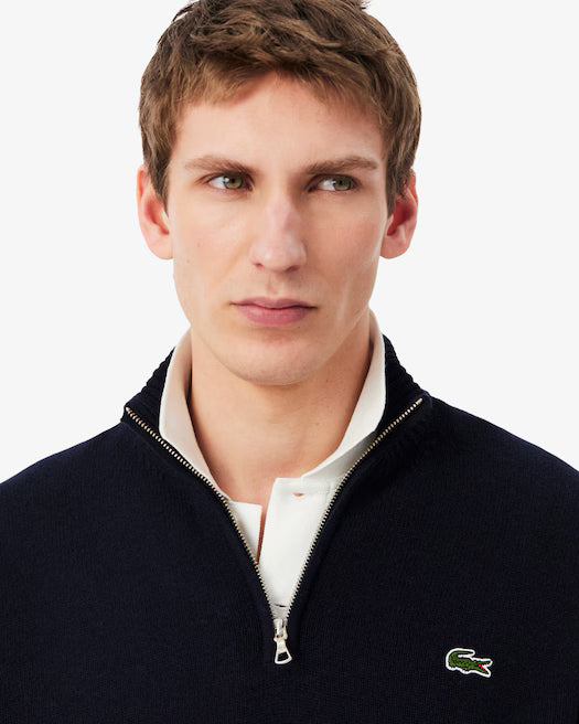 Lupetto zip lambswool