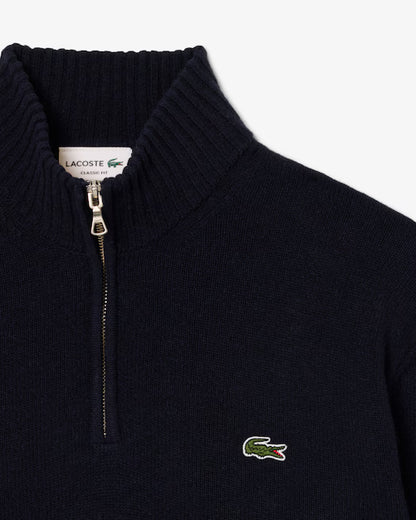Lupetto zip lambswool