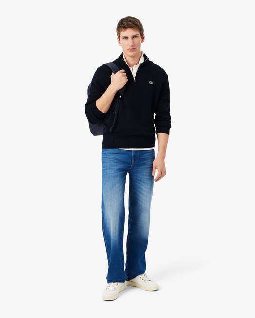 Lupetto zip lambswool