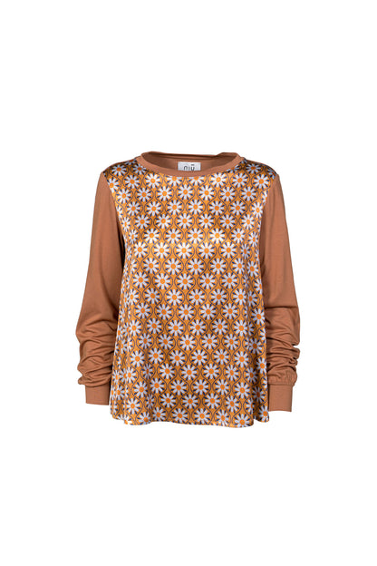 Blusa trapezio fantasia