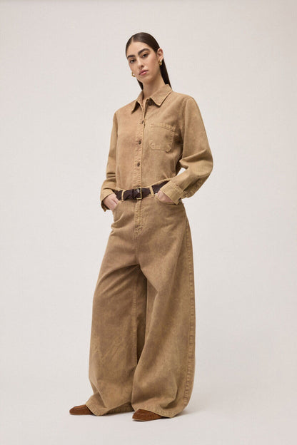 Camicia denim tie and die