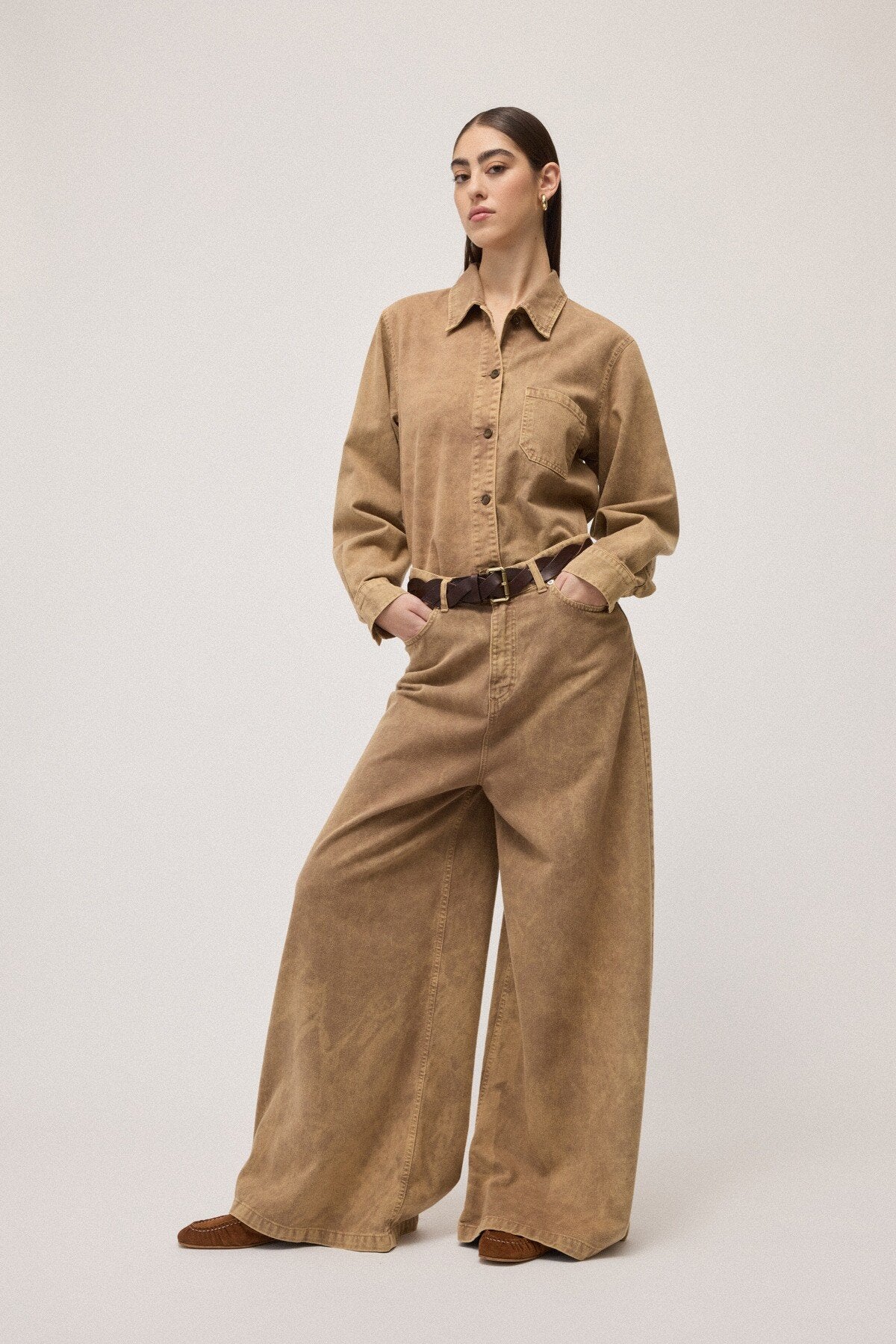 Pantaloni cinque tasche tie and die