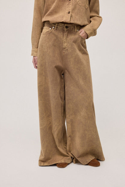 Pantaloni cinque tasche tie and die