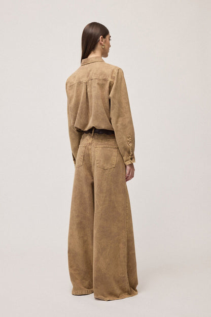 Pantaloni cinque tasche tie and die