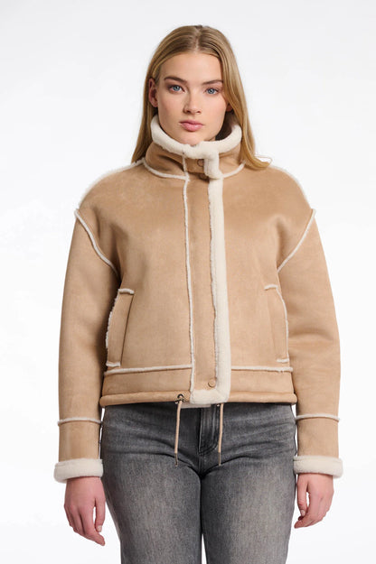 Giubbotto scamosciato