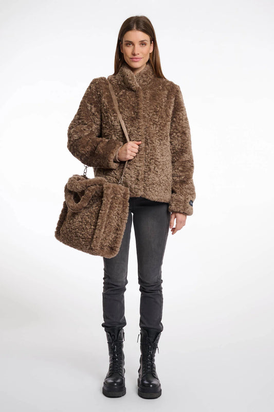 Shopper ecopelliccia