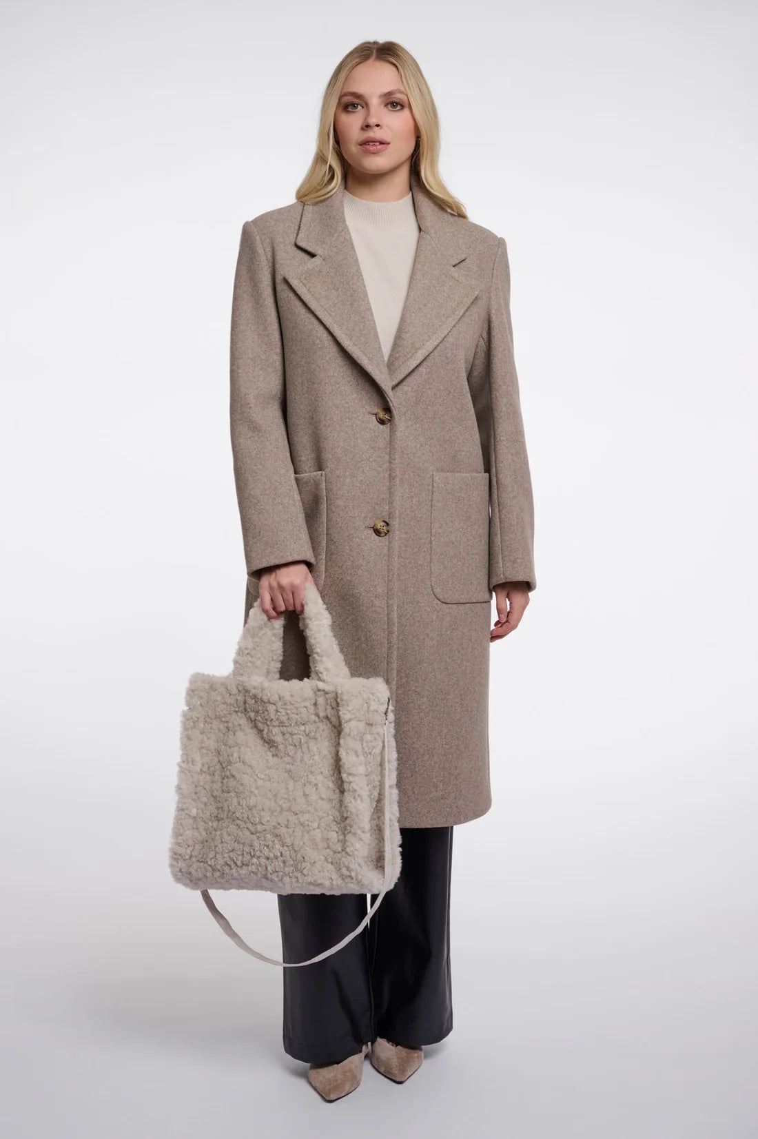 Shopper ecopelliccia
