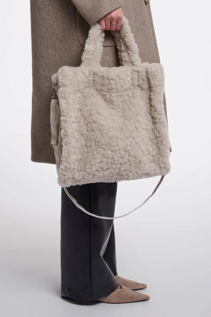 Shopper ecopelliccia