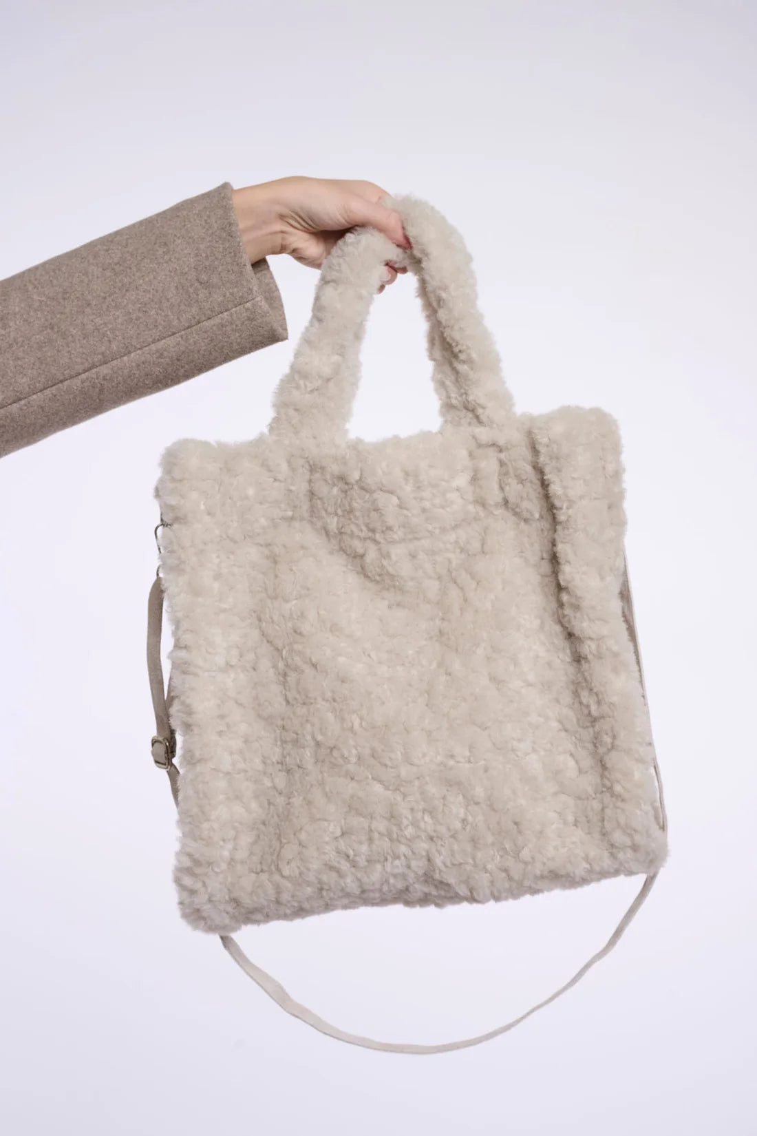 Shopper ecopelliccia