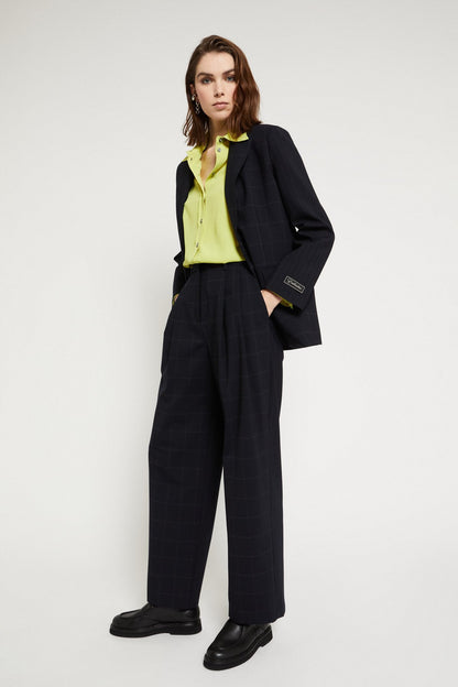 Giacca tessuto finestrato