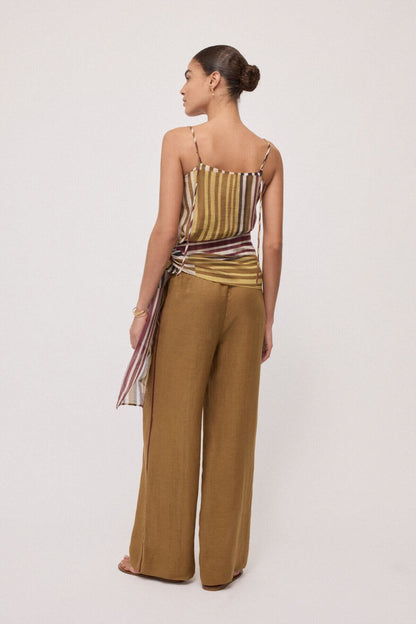 Top fantasia righe irregolari