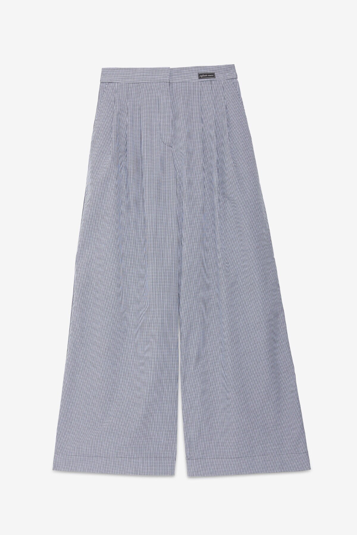 Pantaloni vichy righe