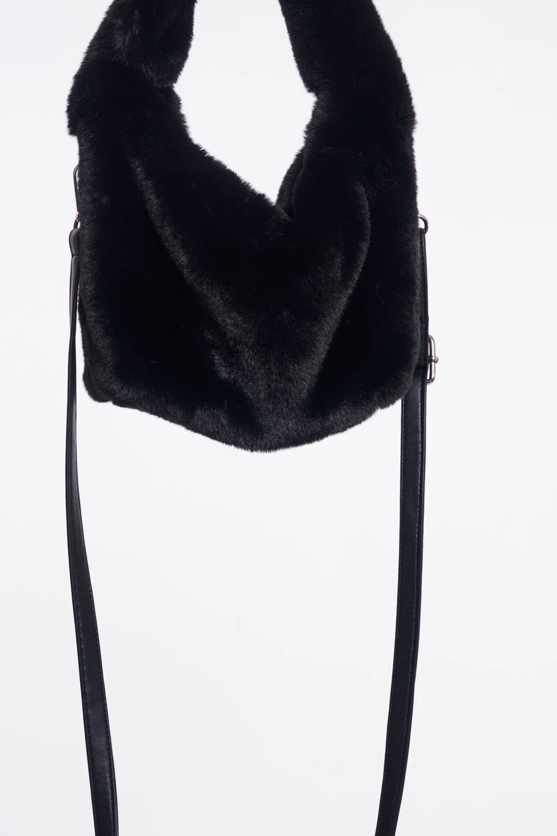 Borsa mini ecopelliccia