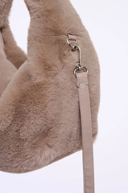 Borsa mini ecopelliccia