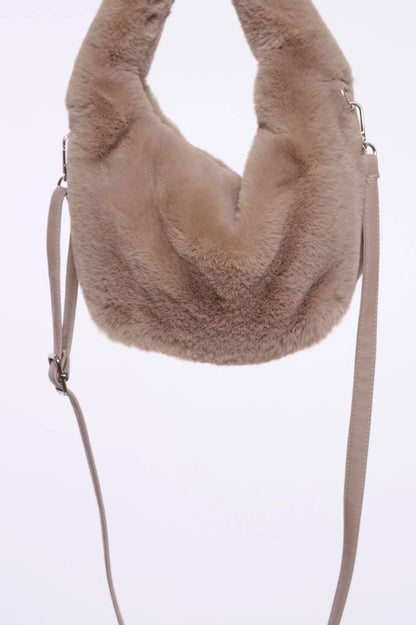 Borsa mini ecopelliccia