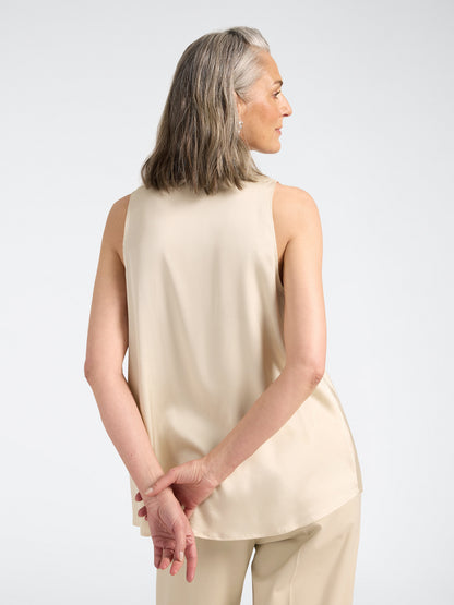 Top raso stretch