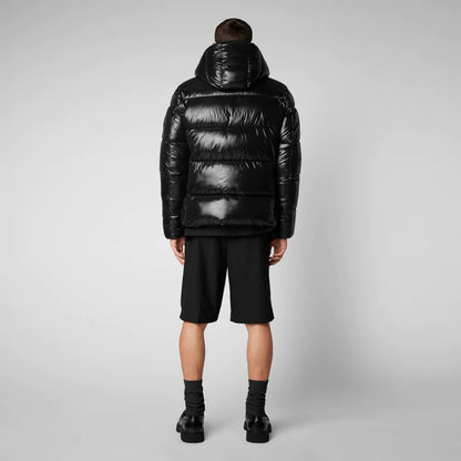 Piumino lucido cappuccio