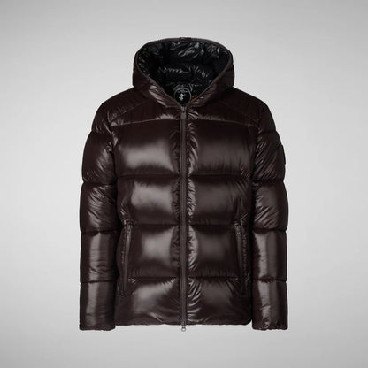 Piumino lucido cappuccio