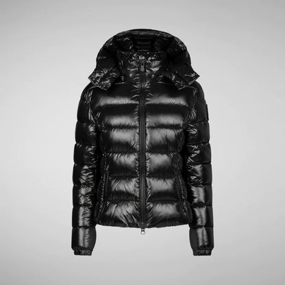 vecchio Piumino lucido cappuccio ovatta