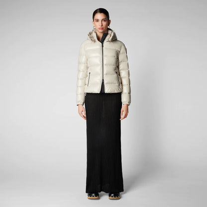 vecchio Piumino lucido cappuccio ovatta