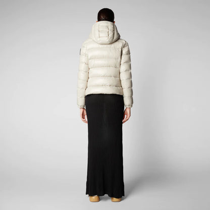 vecchio Piumino lucido cappuccio ovatta