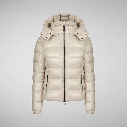 vecchio Piumino lucido cappuccio ovatta