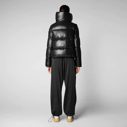 Piumino corto collo alto ovatta