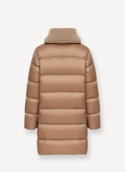 Piumino 3/4 collo maglia