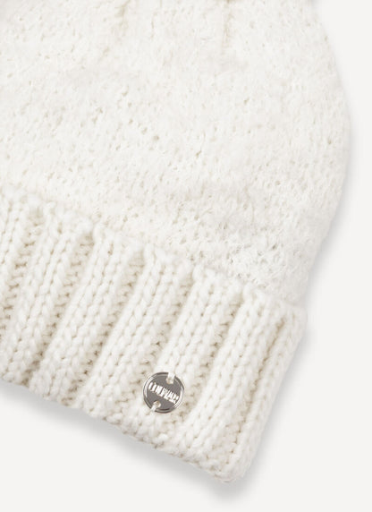 Cuffia mohair pom pom