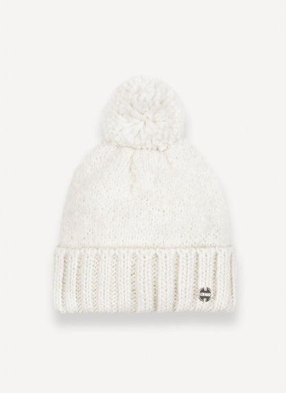 Cuffia mohair pom pom