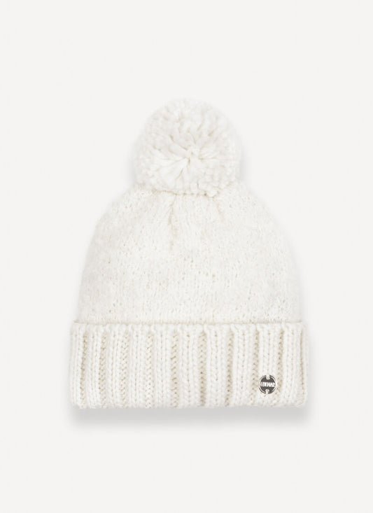 Cuffia mohair pom pom