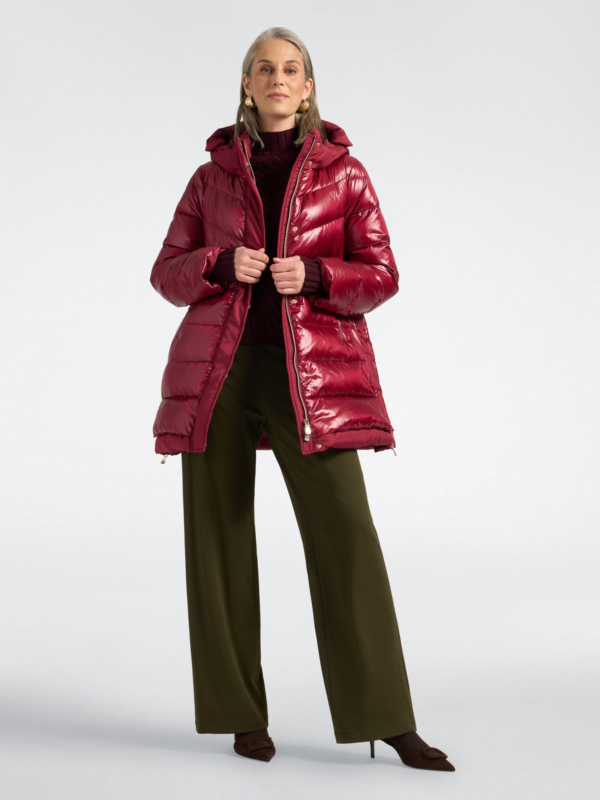 Piumino zip