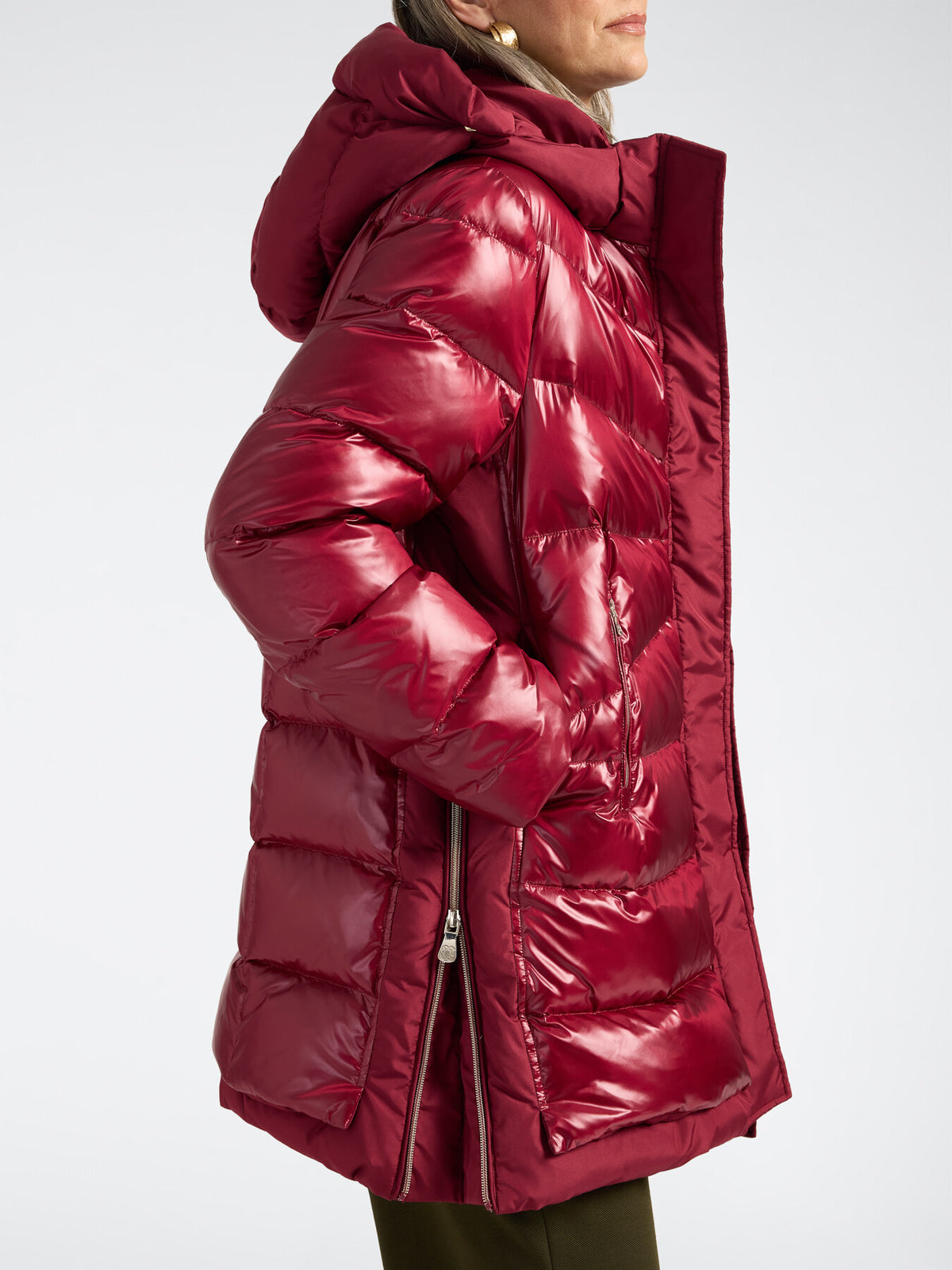Piumino zip