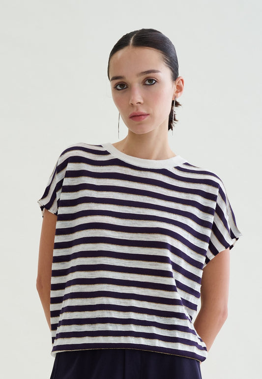 T-shirt barchetta maniche corte