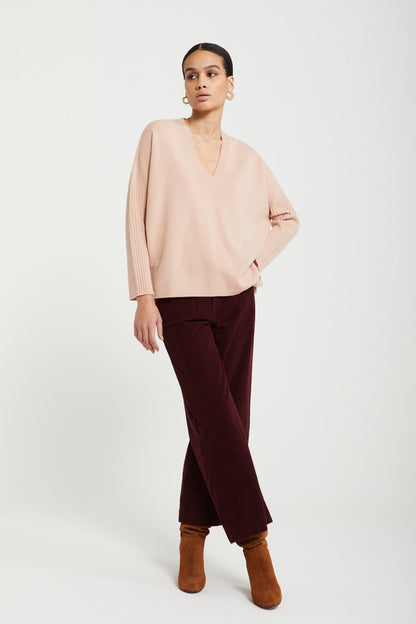 Maglia over scollo V